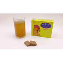 Assaisonnement halal mélangé de bonne qualité halal 10g cube de bouillon de poulet, poudre de bouillon de poulet